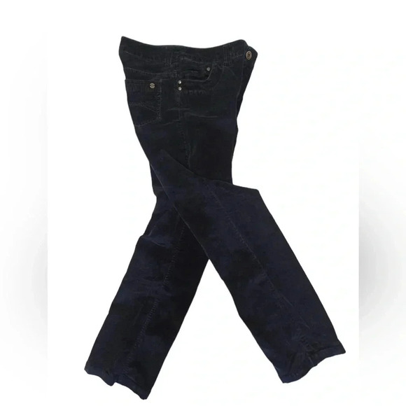 Point Zero Nicole Benisti Black Corduroy Pants Size  5 - Picture 4 of 11